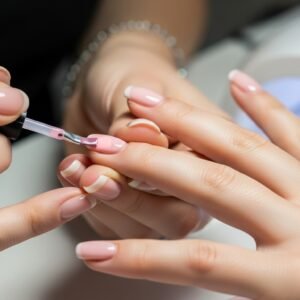 Manicura rusa con esmaltado semipermanente